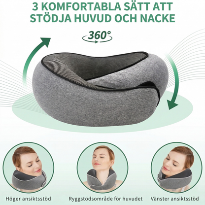 NeckNest™ – 360° Ergonomisk Resenackkudde