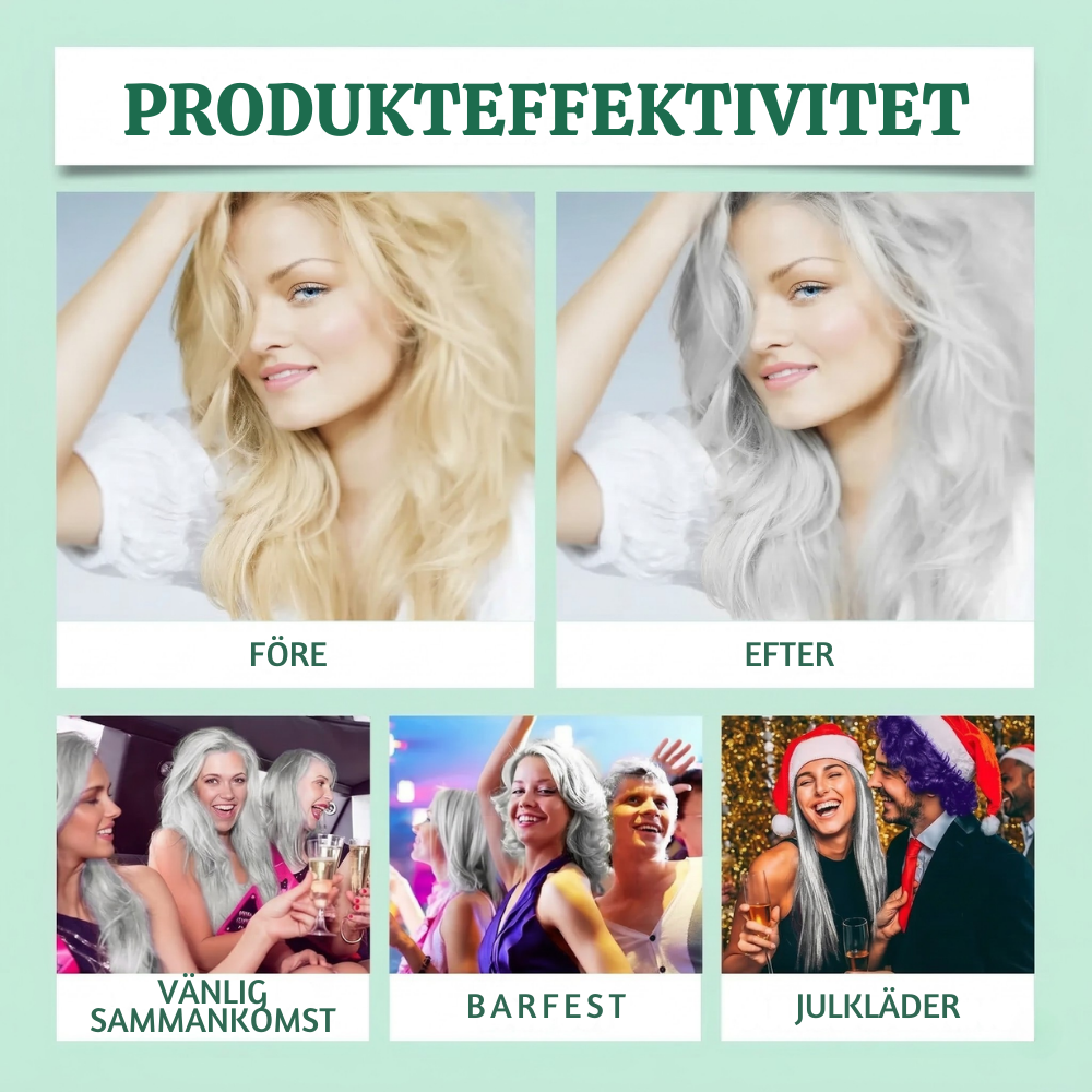 SilverMuse™ – Naturlig Professionell Silver Hårfärg