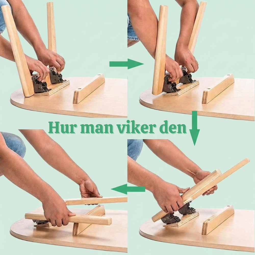 FlexHinge™ – Justerbart 90° Självlåsande Vikgångjärn