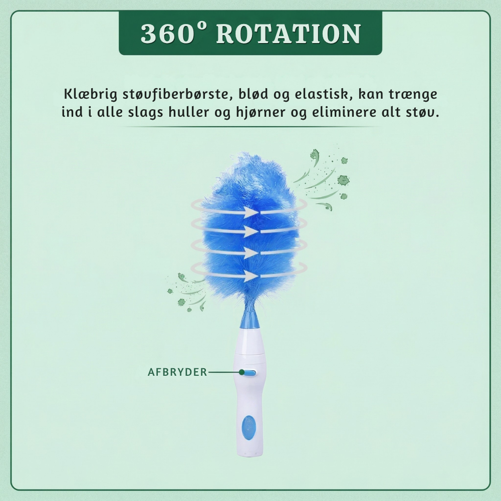 SwiftDuster™ – Smart 360° Elektrisk Roterande Dammborste