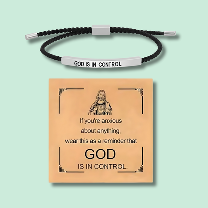 EchoLine™ – Flätat Inspirerande Armband i Rostfritt Stål