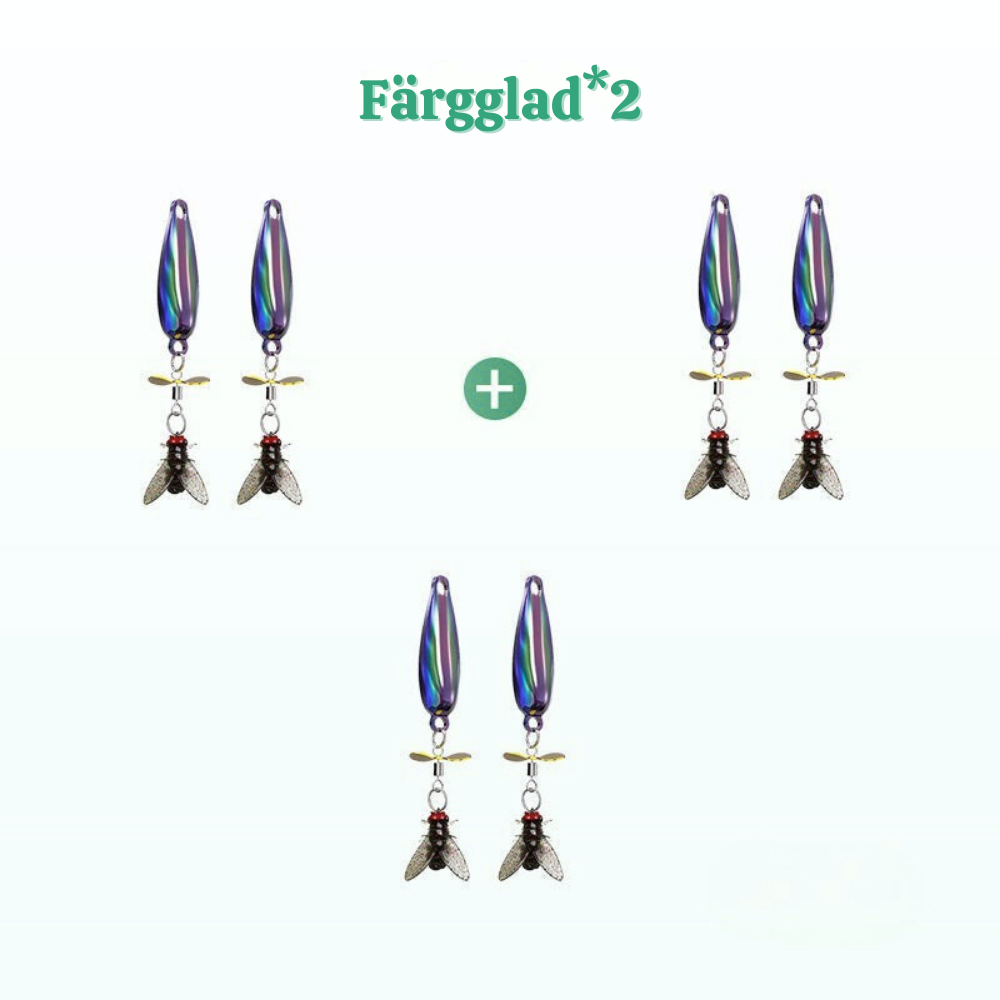 FishFool™ – Metall Propeller Flugfiskedrag