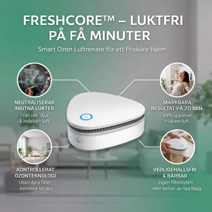 FreshCore™ – Smart Luktfri Ozonluftrenare