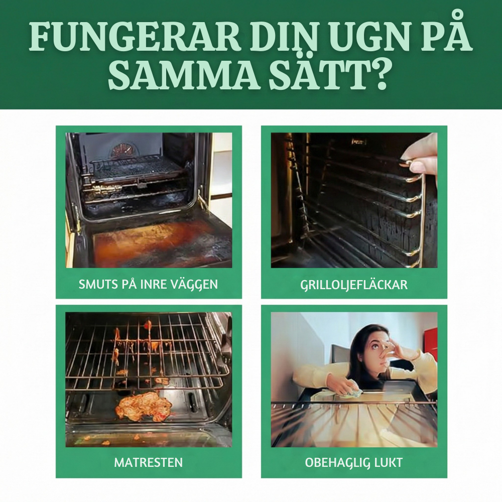 CleanCrust™ – Snabbverkande Ugn- & Grillrengöringsspray