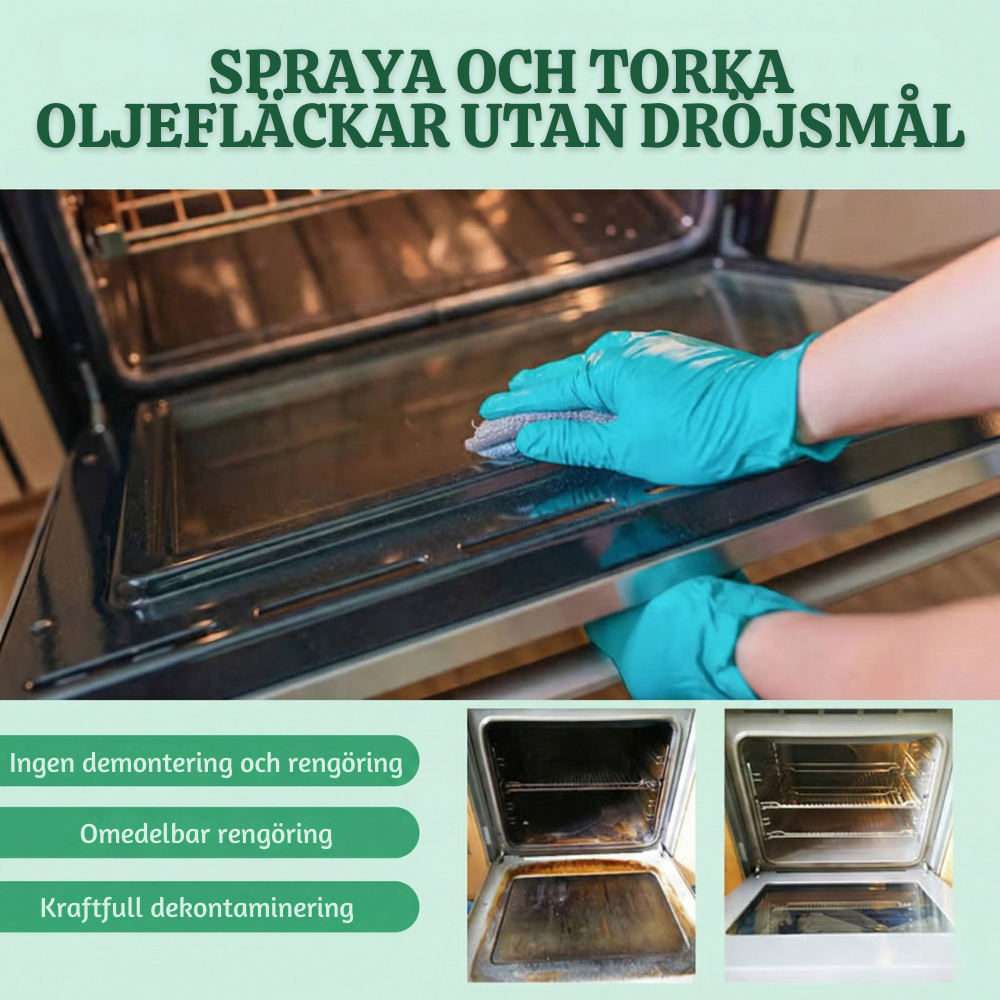 CleanCrust™ – Snabbverkande Ugn- & Grillrengöringsspray