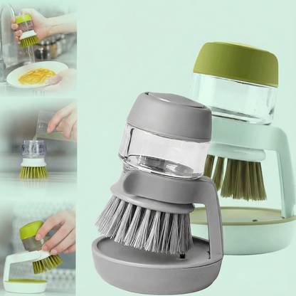 ScrubJet™ – Köks Skrubbborste med Inbyggd Tvåldispenser