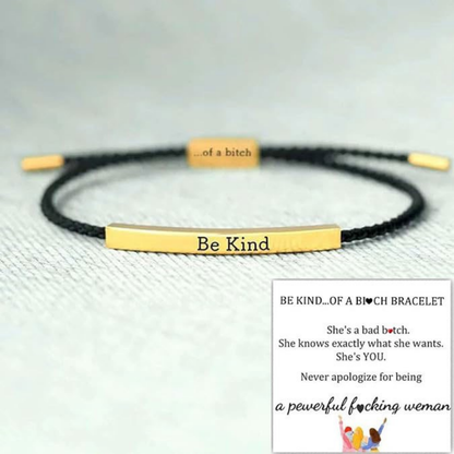 EchoLine™ – Flätat Inspirerande Armband i Rostfritt Stål