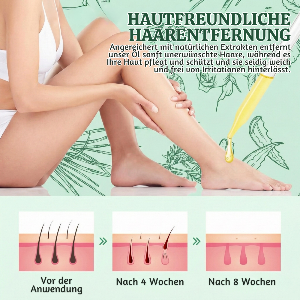 BareSilk™ – Naturlig Hårväxthämmande Kroppsolja