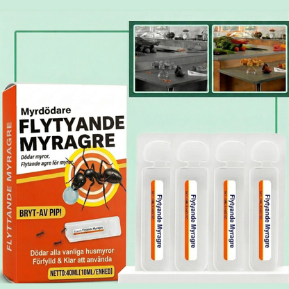 AntLure™ – Långvarigt Kit För Bekämpning Av Myror Med Flytande Bete