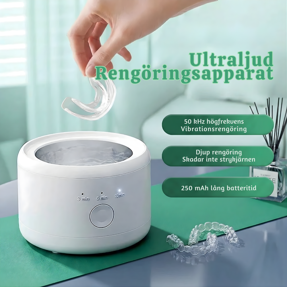 SmileSonic™ – Professionell Ultraljuds Rengöringsmaskin för Retainers