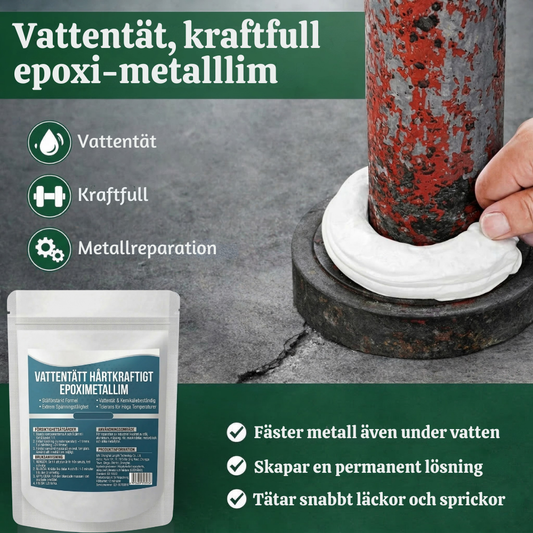 SteelBond™ – Vattentätt Kraftfullt Epoxy Metall Reparationslim