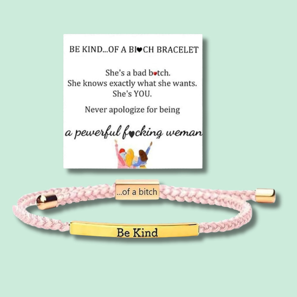 EchoLine™ – Flätat Inspirerande Armband i Rostfritt Stål