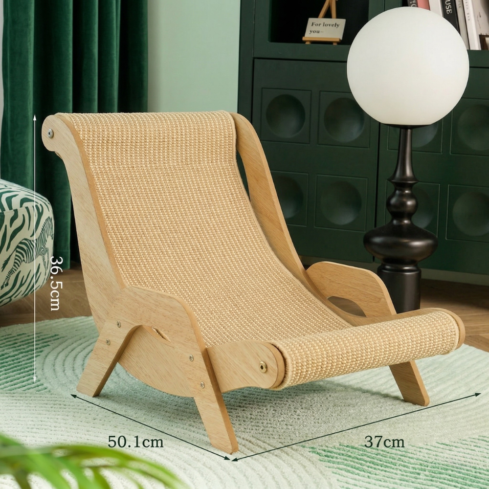 PawHaven™ – Premium 2-i-1 Sisal Klösmöbel Och Bädd För Katter
