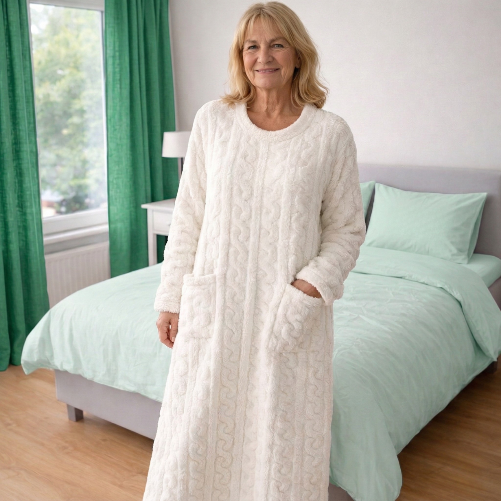 Linnea™ – Mysig Oversize Bärbar Filt Loungedress