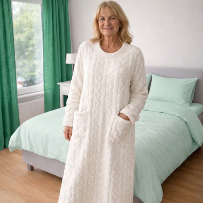 Linnea™ – Mysig Oversize Bärbar Filt Loungedress