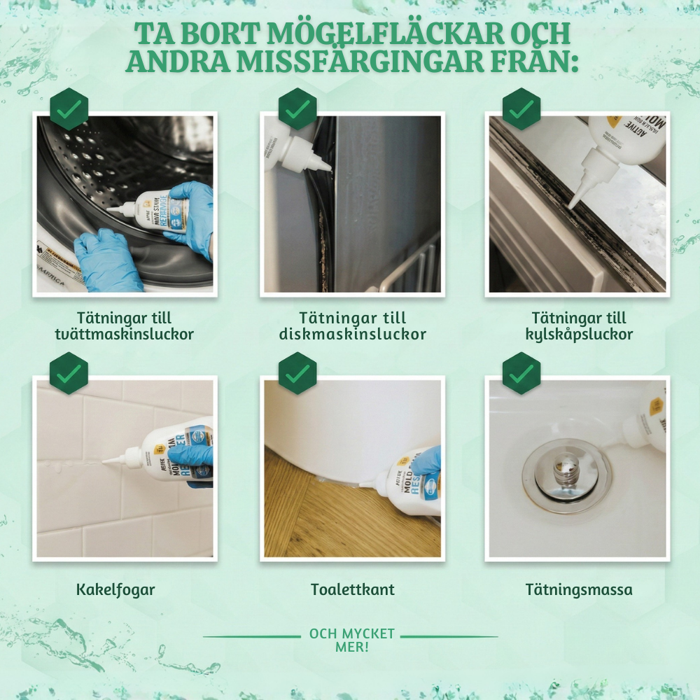 PureClean™ – Ultra-Effektiv Mögel- & Fläckborttagningsgel