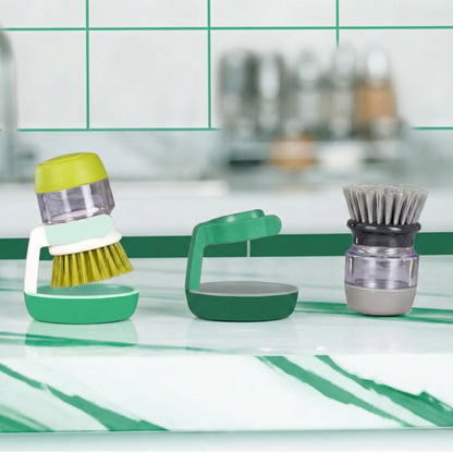 ScrubJet™ – Köks Skrubbborste med Inbyggd Tvåldispenser