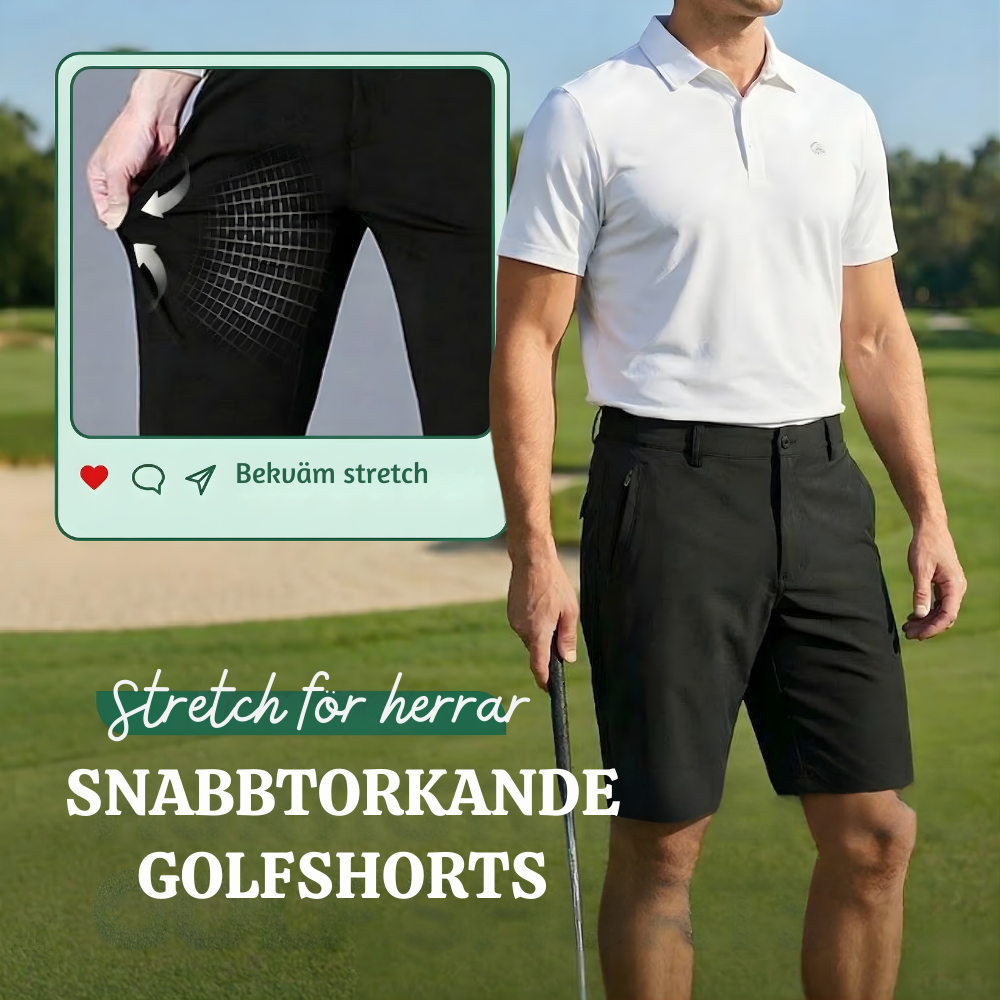 Larsen™ – Snabbtorkande Stretch Performance Shorts för Män
