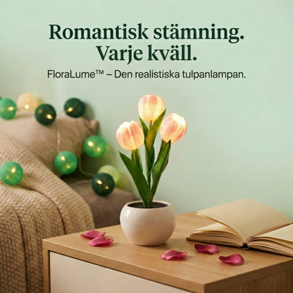 FloraLume™ – Romantisk Tulpan LED Nattlampa