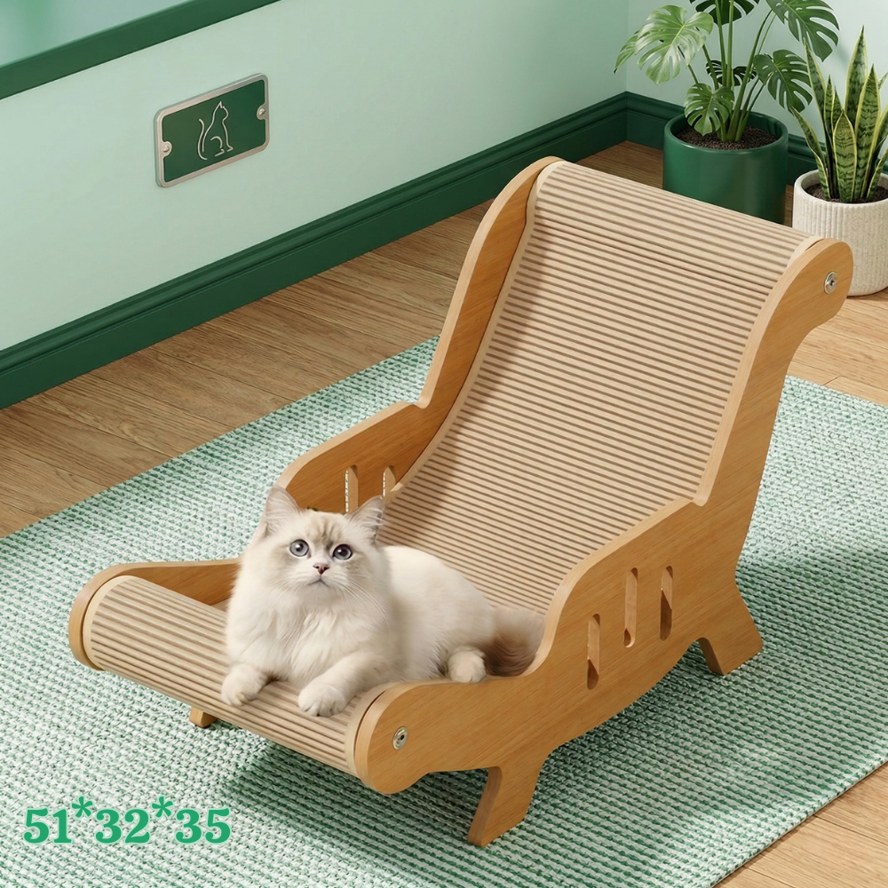 PawHaven™ – Premium 2-i-1 Sisal Klösmöbel Och Bädd För Katter