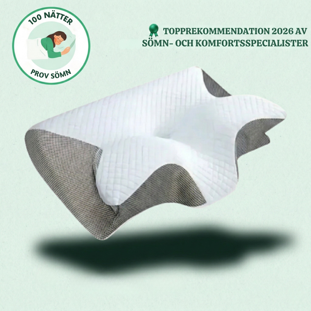 CloudCerv™ – Ergonomisk Memory Foam Kudde med Stöd
