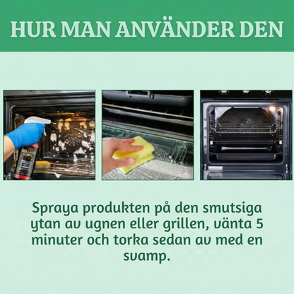 CleanCrust™ – Snabbverkande Ugn- & Grillrengöringsspray