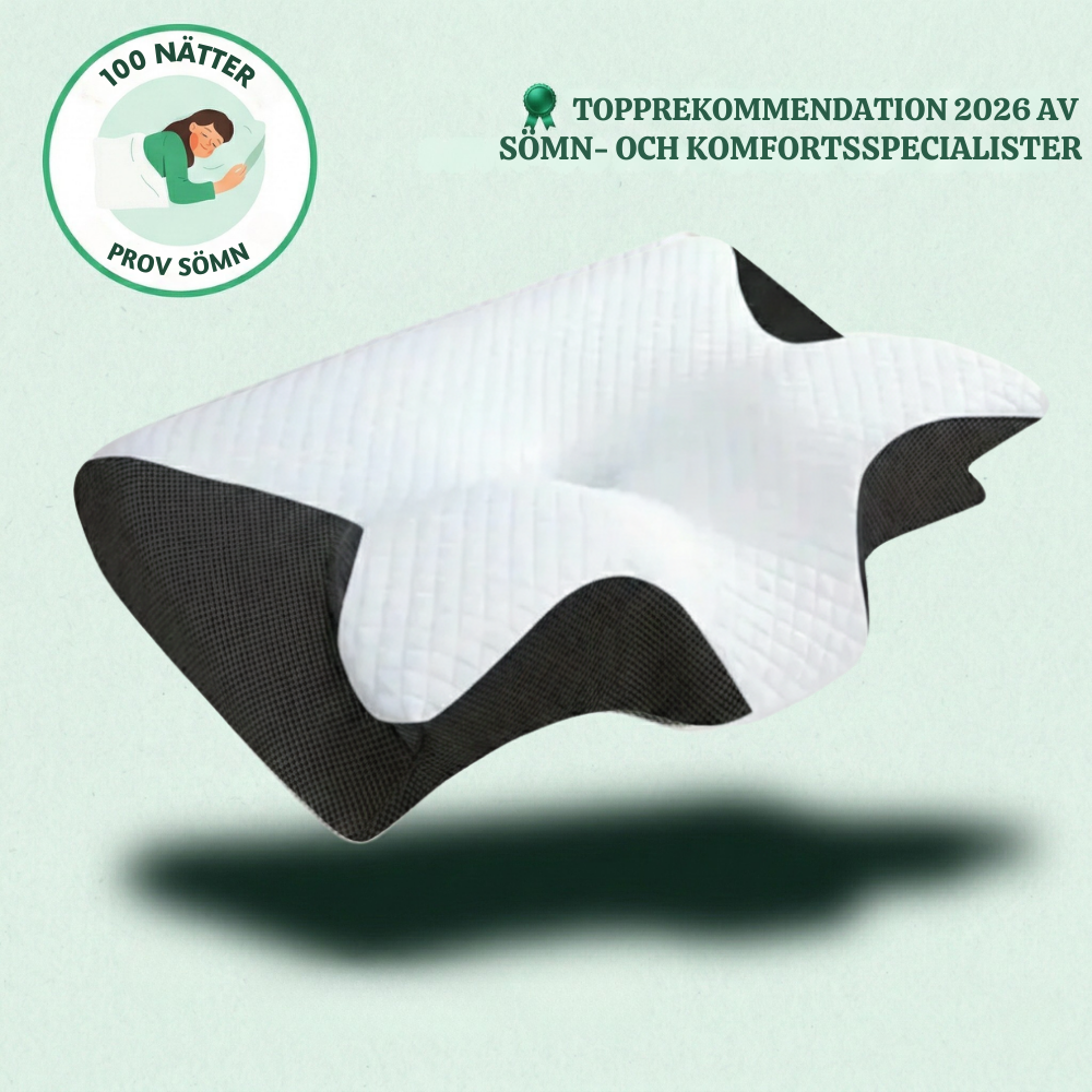 CloudCerv™ – Ergonomisk Memory Foam Kudde med Stöd
