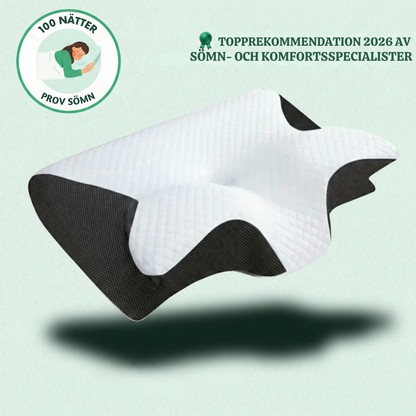CloudCerv™ – Ergonomisk Memory Foam Kudde med Stöd