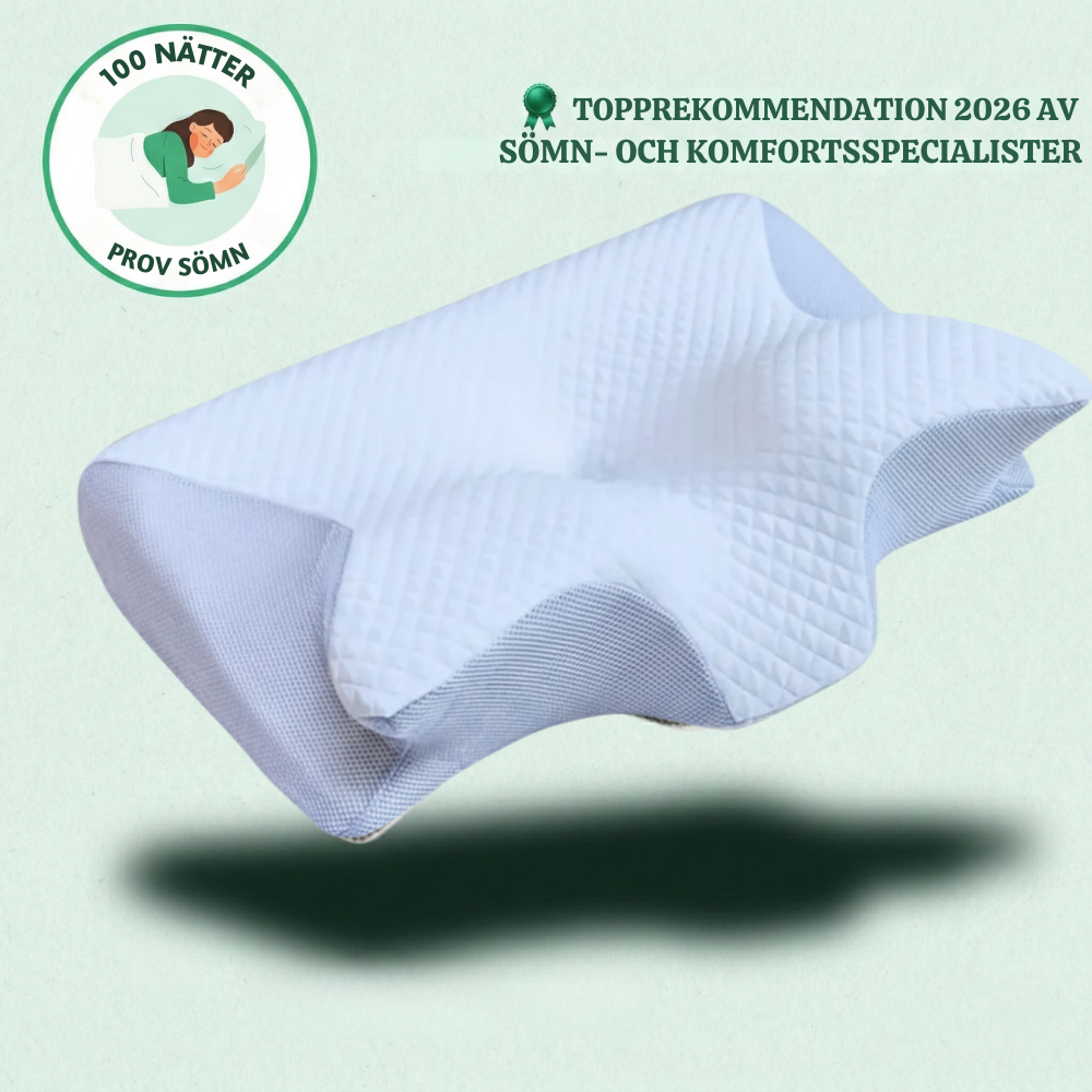CloudCerv™ – Ergonomisk Memory Foam Kudde med Stöd