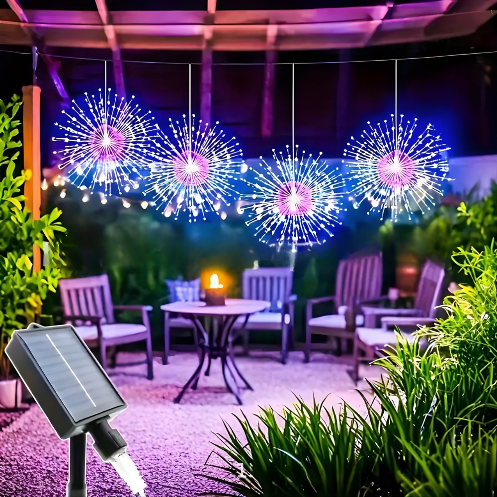 StarBurst™ – Soldrivna Dekorativa LED Fyrverkerilampor