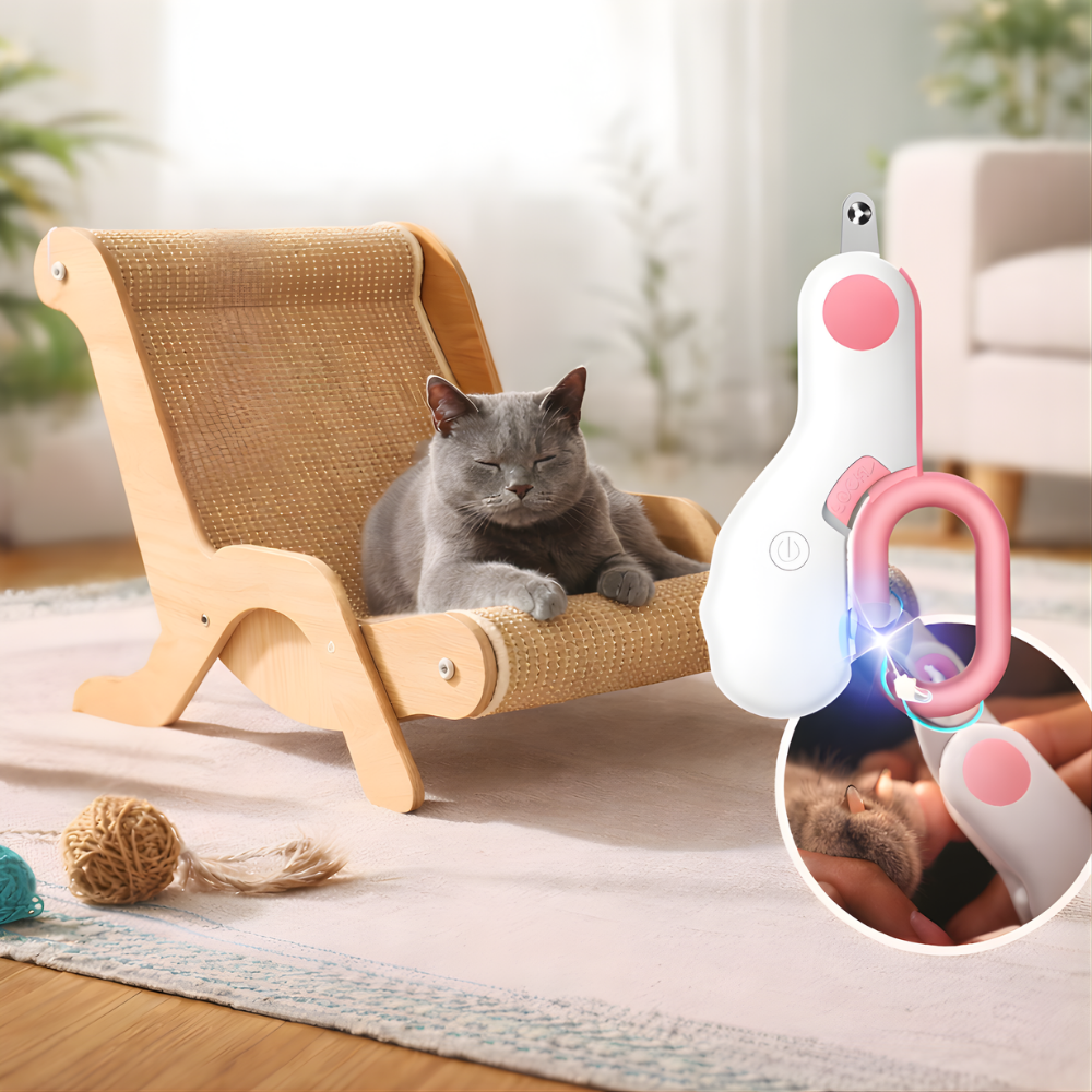PawHaven™ – Premium 2-i-1 Sisal Klösmöbel Och Bädd För Katter