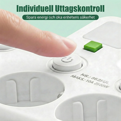 PlugWise™ – Smart Grenuttag med USB Laddningshub