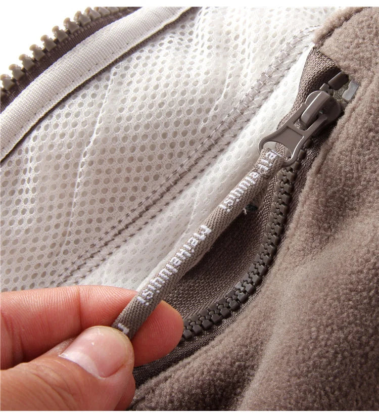 SnugPeak™ – Unisex Dubbellager Vadderad Fleecejacka