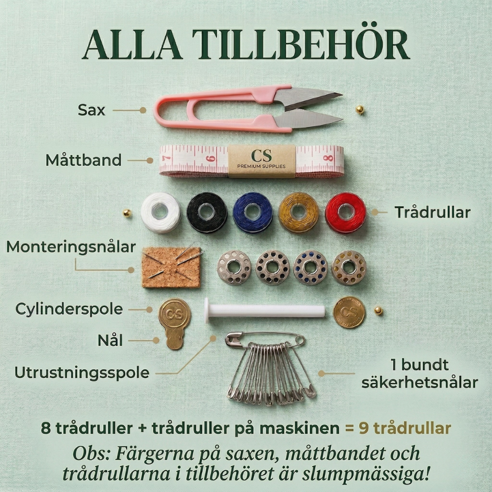 SwiftSew™ – Mini Bærbar Symaskine Værktøj