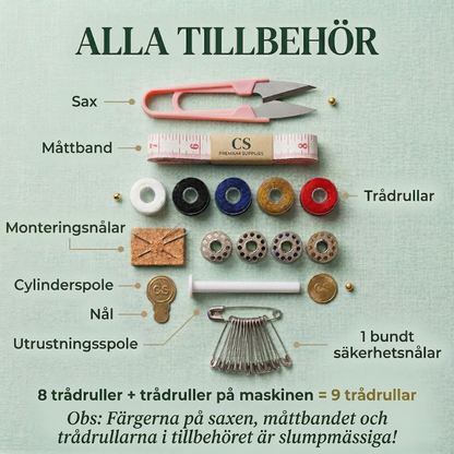 SwiftSew™ – Mini Bærbar Symaskine Værktøj