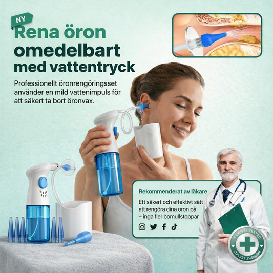EarPure™ – Avancerat Kit För Borttagning Av Öronvax