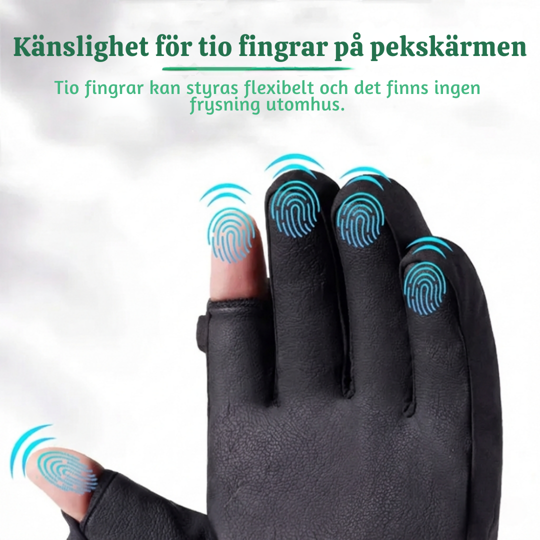 FrostLine™ – Nordiska Halksäkra Termiska Arbetshandskar för Vinter