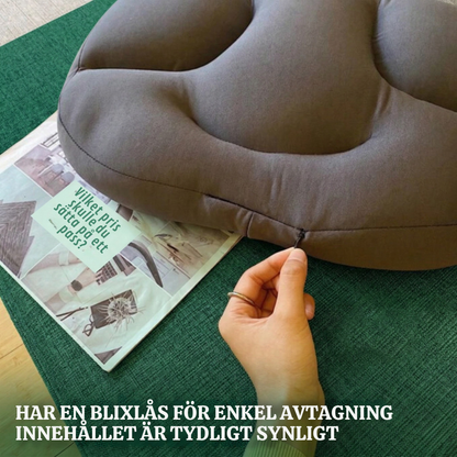 CloudCradle™ – Ergonomisk Microbead Sovstödskudde