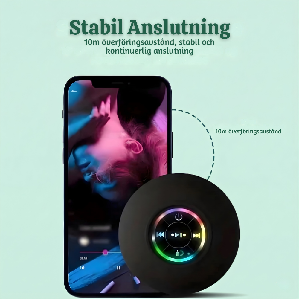 AquaTune™ – Vattentät Bluetooth Duschhögtalare