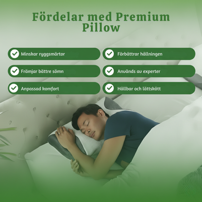 CloudCerv™ – Ergonomisk Memory Foam Kudde med Stöd