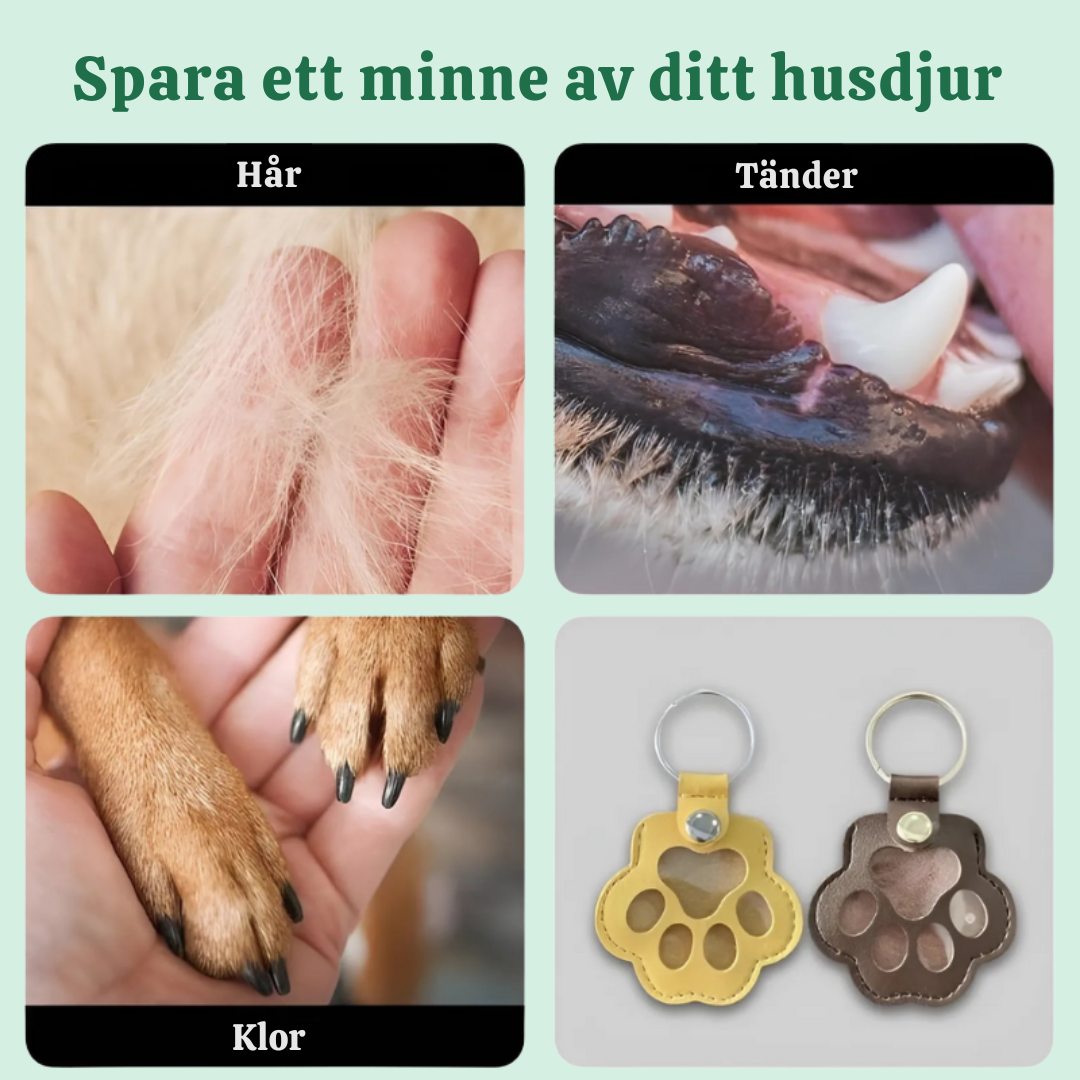 MemoriPaw™ – Husdjursminnesnyckelring