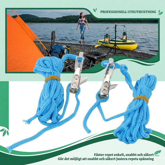 LockRope™ – Automatisk Repspännings Clip Verktyg