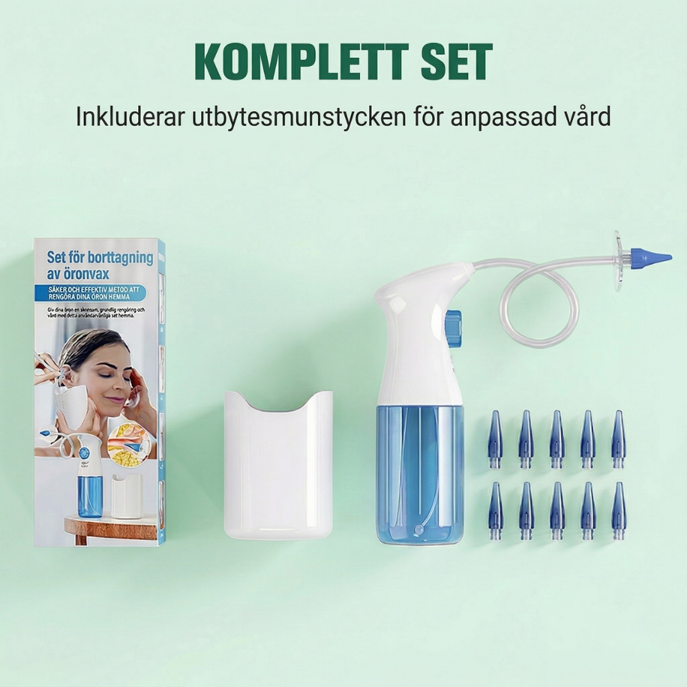 EarPure™ – Avancerat Kit För Borttagning Av Öronvax