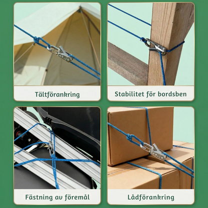 LockRope™ – Automatisk Repspännings Clip Verktyg