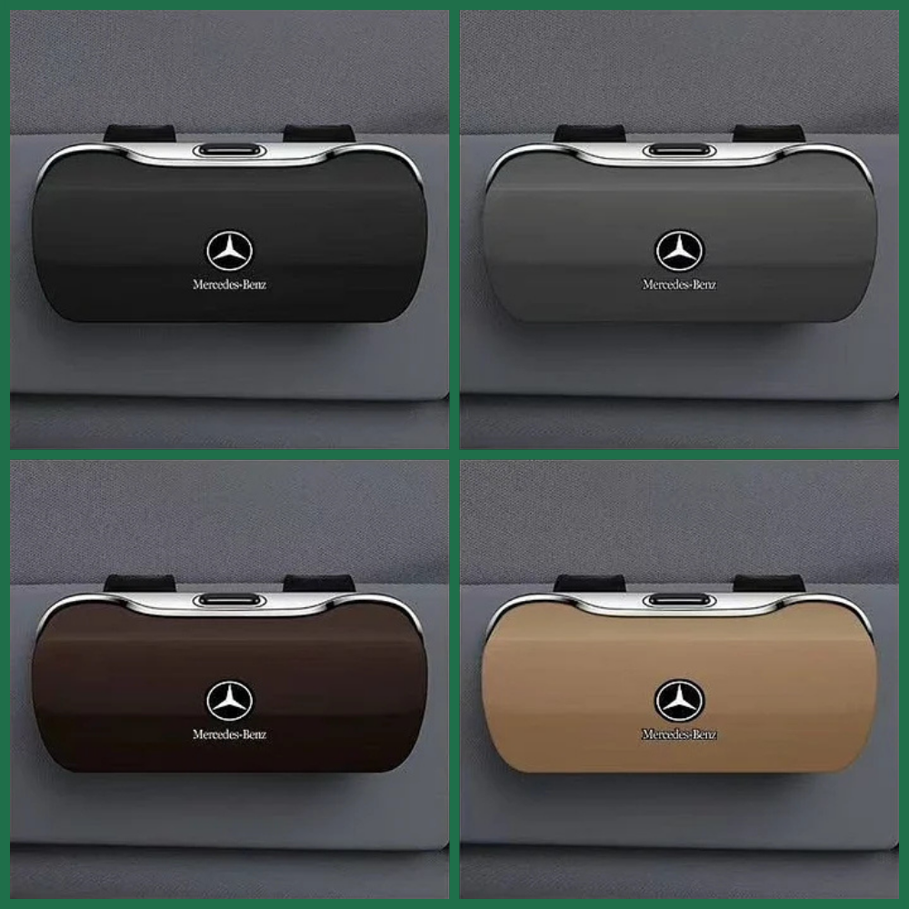 LuxVisor™ – Premium One-Touch Glasögonhållare för Bil