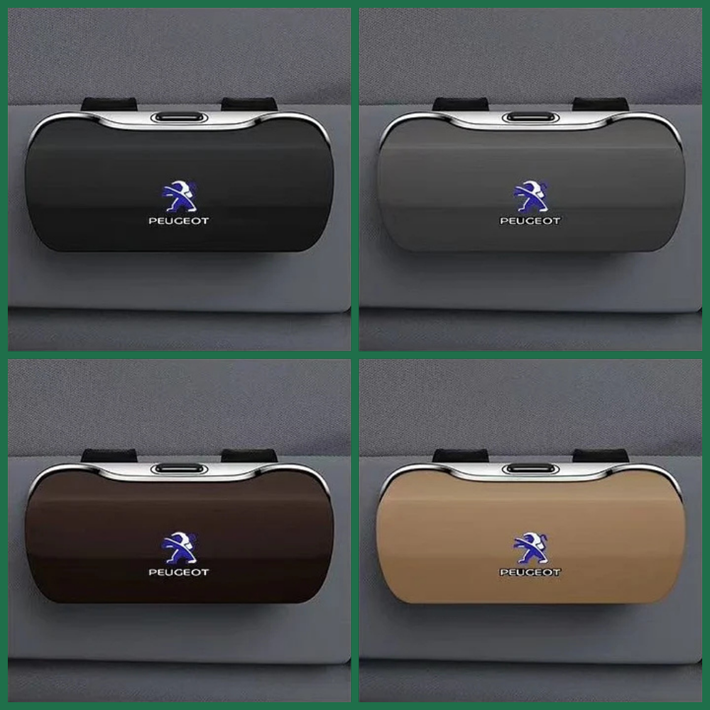 LuxVisor™ – Premium One-Touch Glasögonhållare för Bil