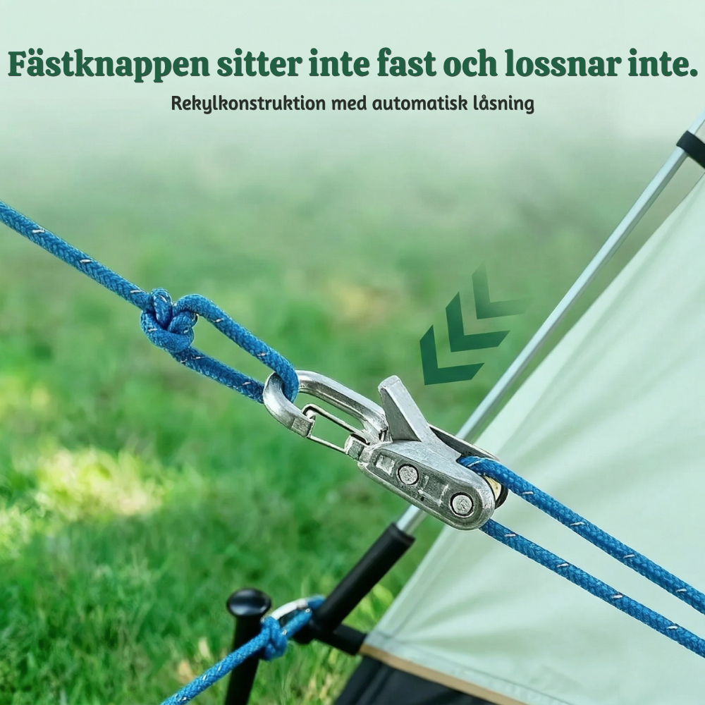 LockRope™ – Automatisk Repspännings Clip Verktyg