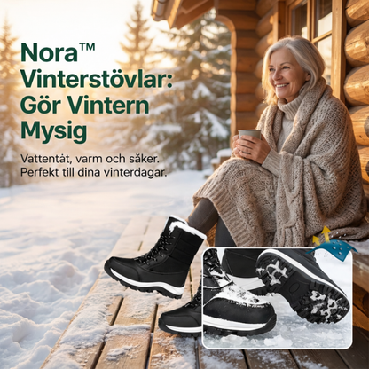 Nora™ – Mysiga Vinter Snöstövlar för Kvinnor