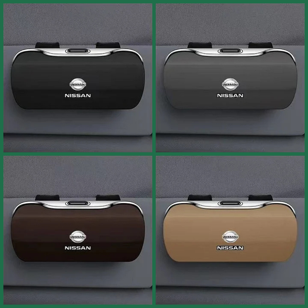 LuxVisor™ – Premium One-Touch Glasögonhållare för Bil