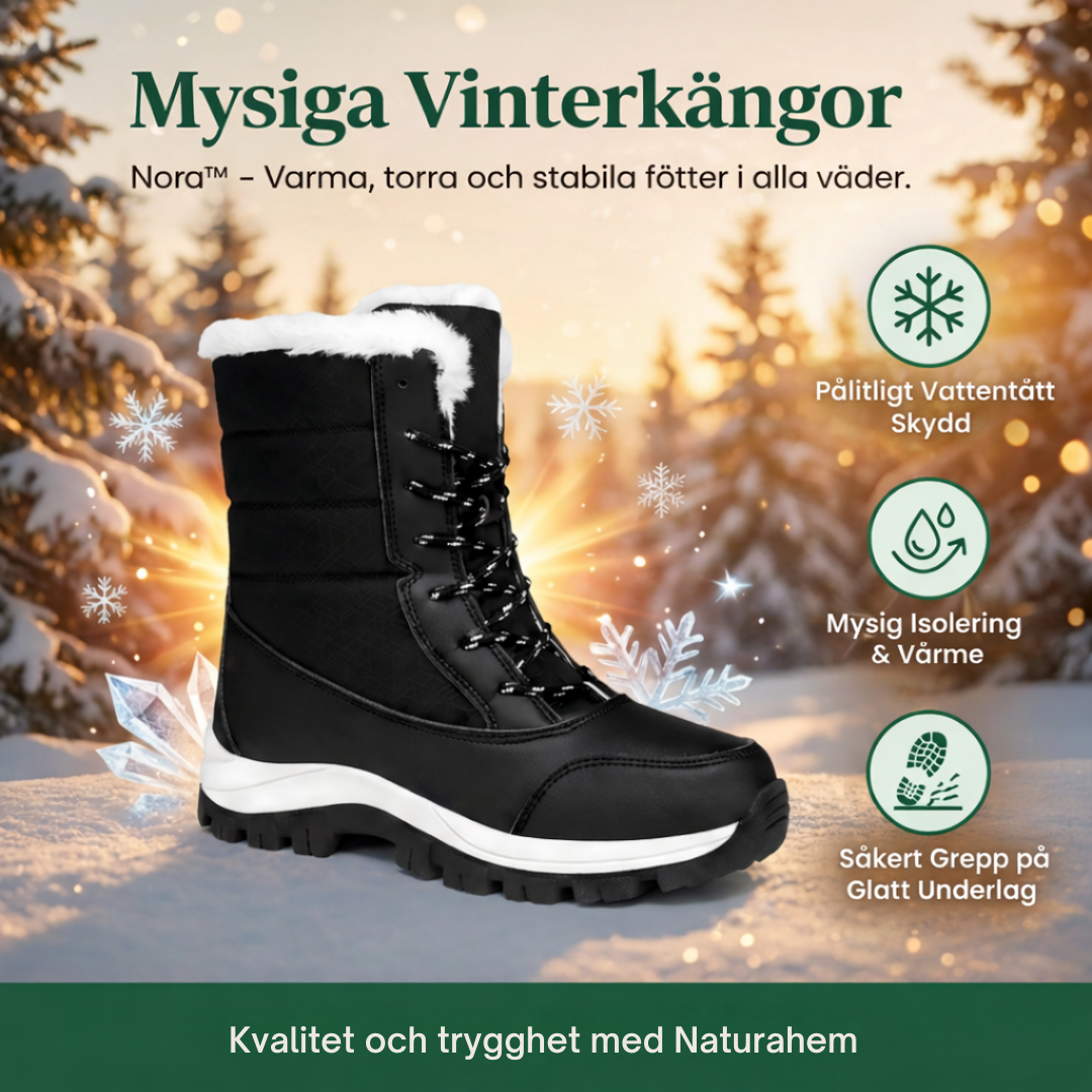Nora™ – Mysiga Vinter Snöstövlar för Kvinnor